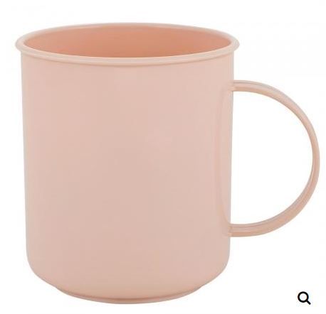 Кружка Plast Team 0,3л 105х78х87мм персиковая карамель